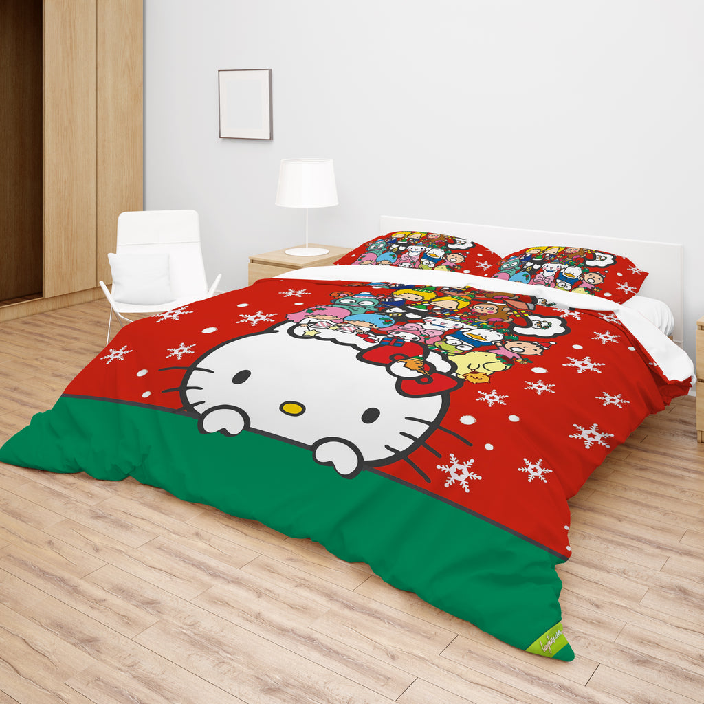 Hello Kitty Bed Set- Adorable Slumber - Hello Kitty and Friends Make Bedtime Fun