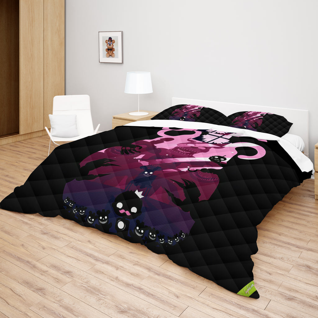 FNaF Bedding Set Horror Game Quilt Set Comfortable Soft Breathable