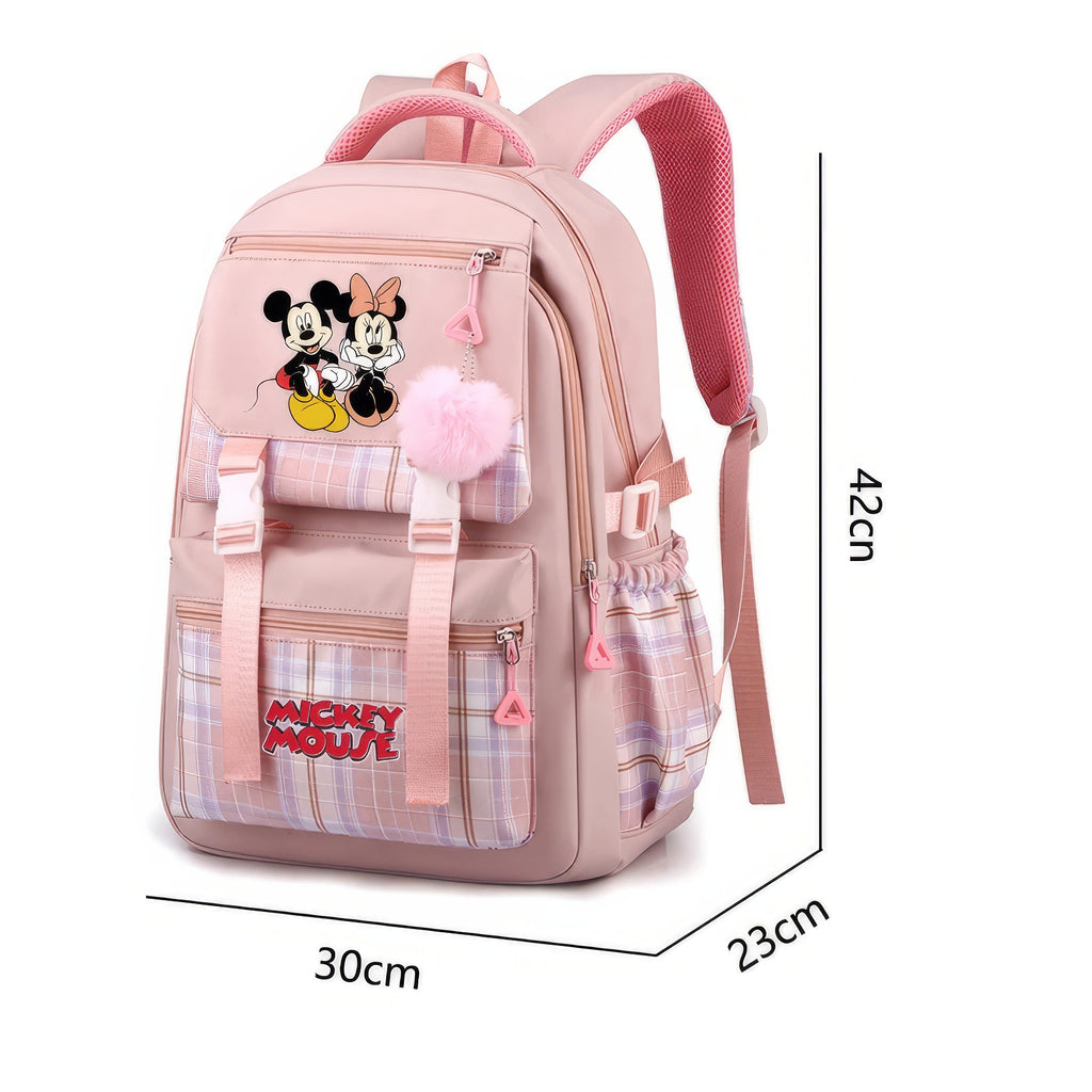 Minnie Backpack - Cartoon Student Teenager Bookbag Sport Rucksack for Boy Girl