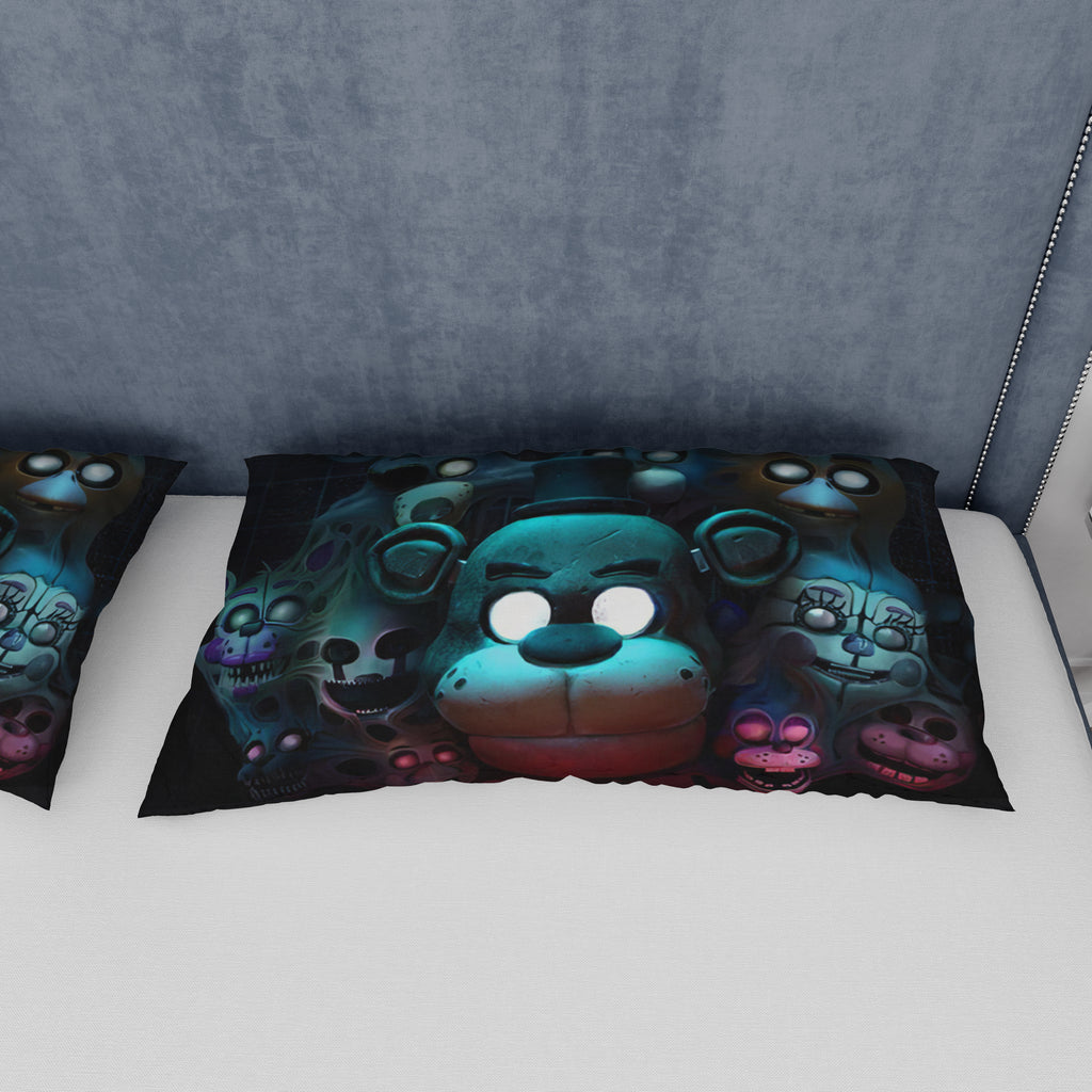 FNaF Bedding Set Game Freddy Fazbear Springtrap Golden Freddy Quilt Set