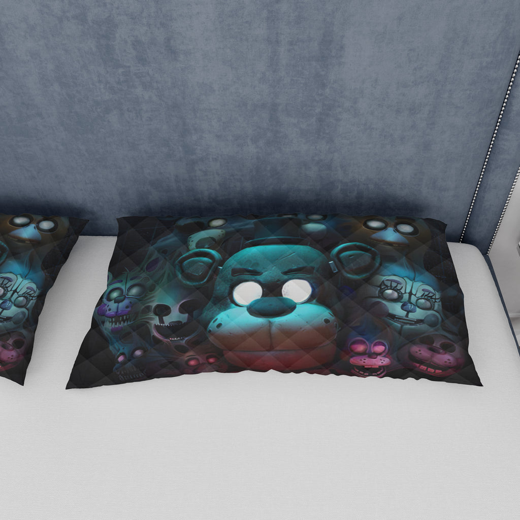 FNaF Bedding Set Game Freddy Fazbear Springtrap Golden Freddy Quilt Set