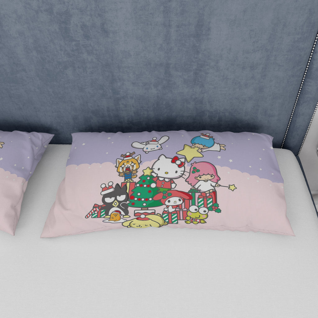 Cozy Comfort Quilted Bedding Sets Merry Christmas with Sanrio Characters