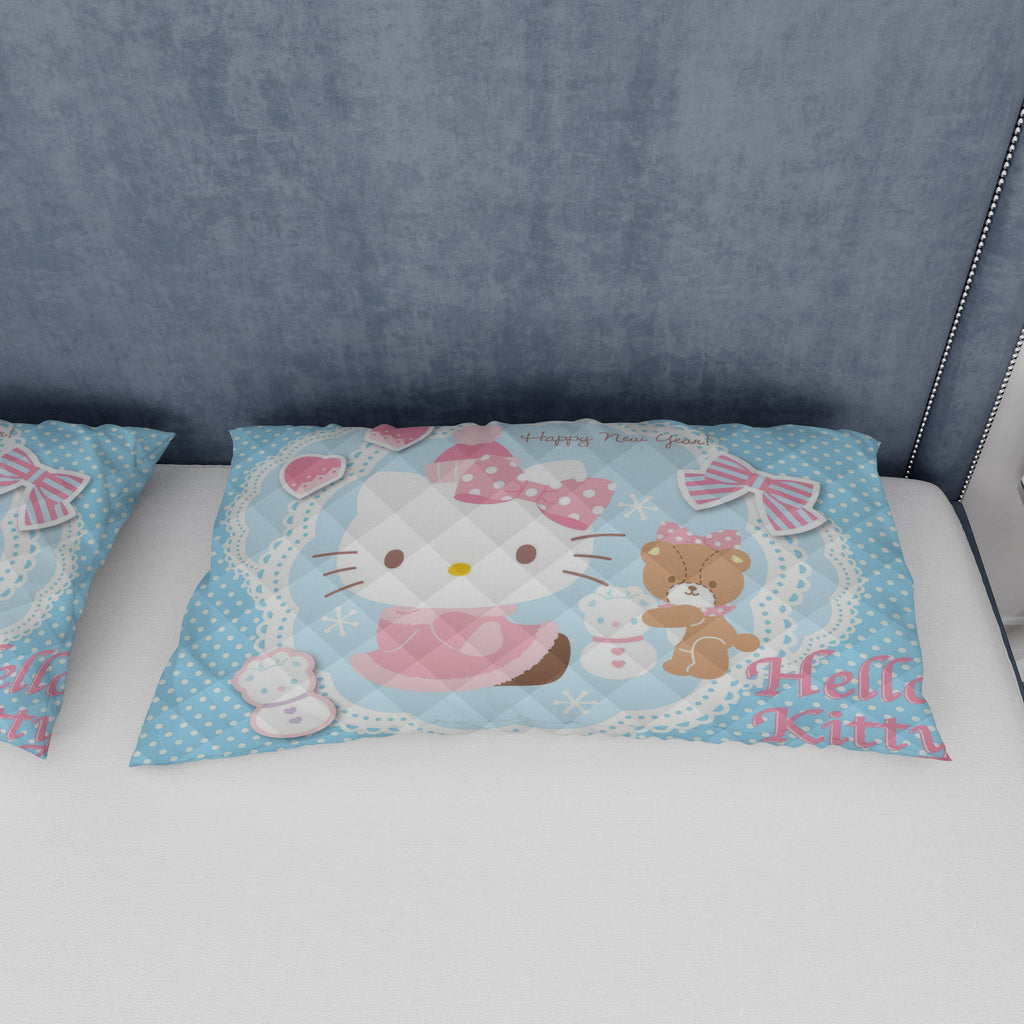 Hello Kitty Blue Bedding Set - A Cute Addition to Your Room