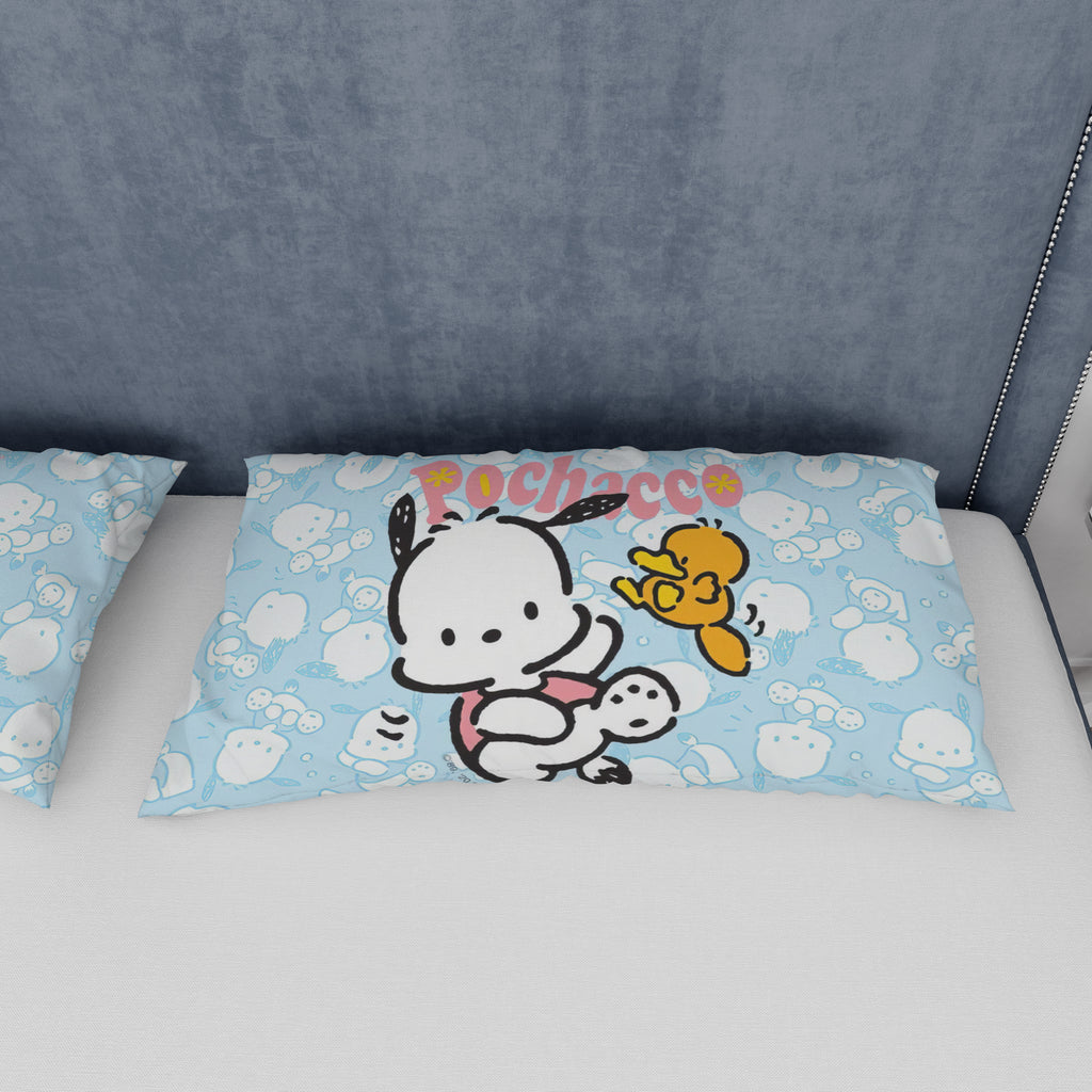 Pochacco Bed Set - Quilted Comfort for Kids