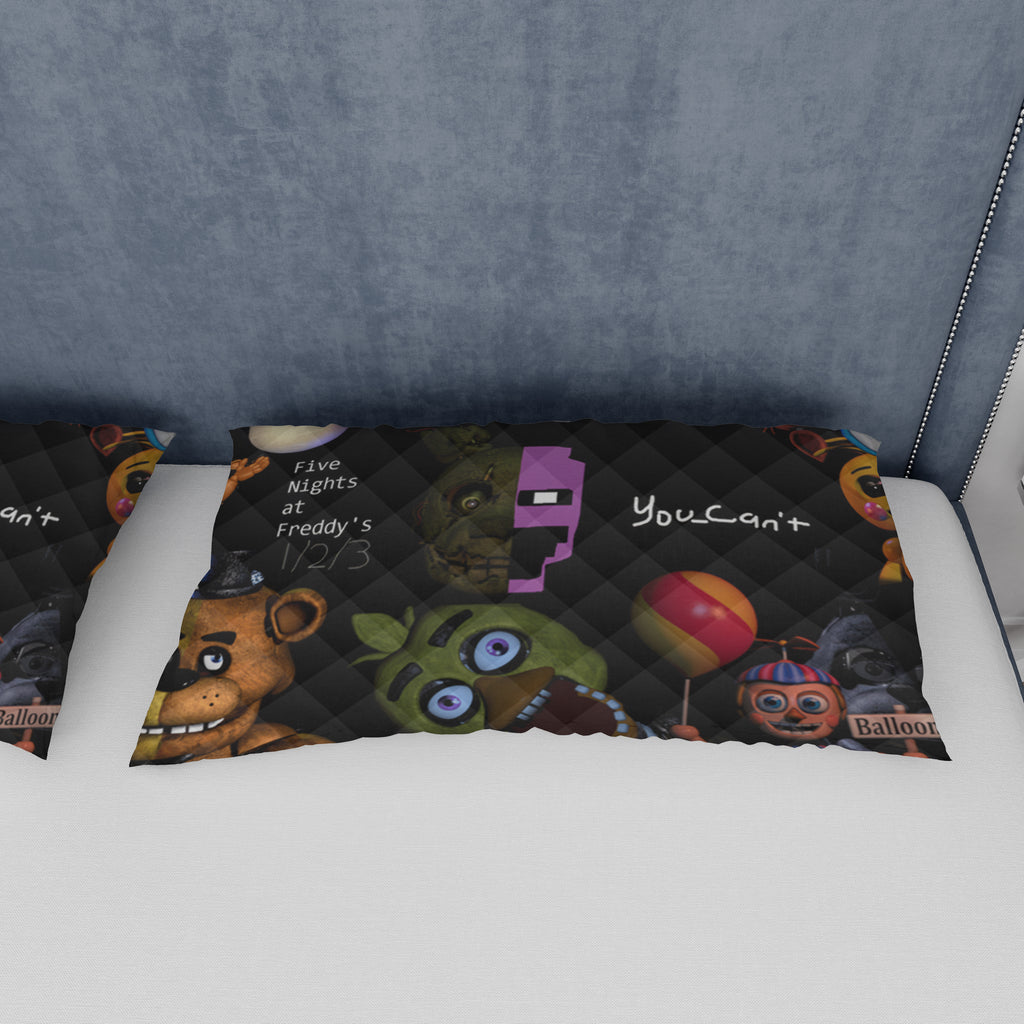 FNaF Bedding Set 3D Quilt Set Cute Horror Game Bed Linen