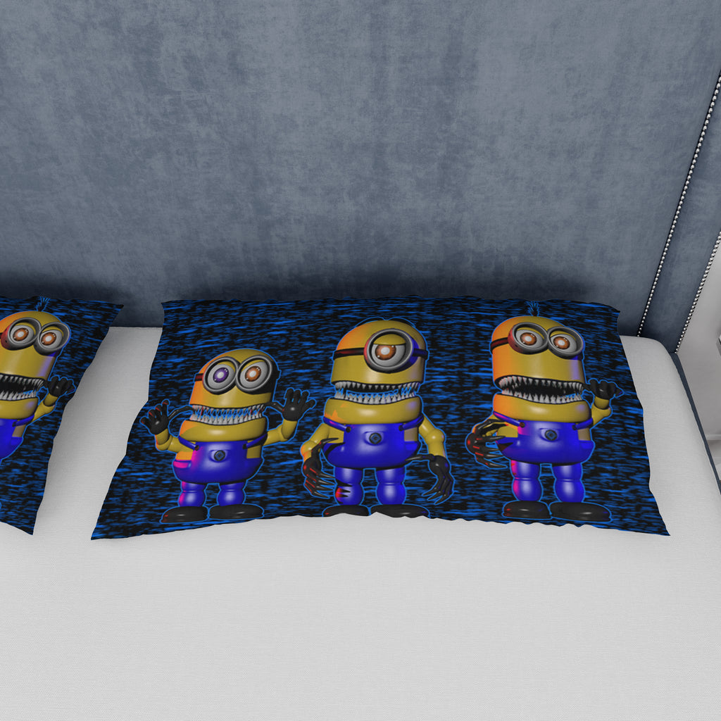 FNaF Bedding Set Minion Style Quilt Set Comfortable Soft Breathable