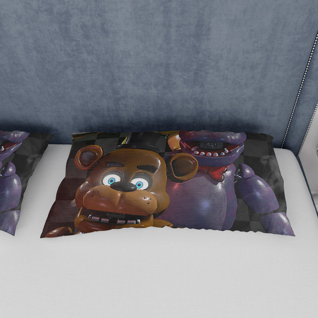 FNaF Bedding Set Quilt Set Freddy Bonnie Foxy Chica Bed Set