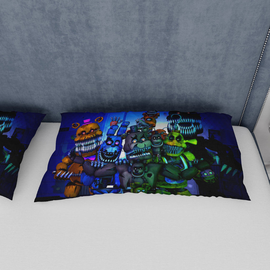 FNaF Bedding Set FNaF World Quilt Set 3D Comfortable Soft Breathable