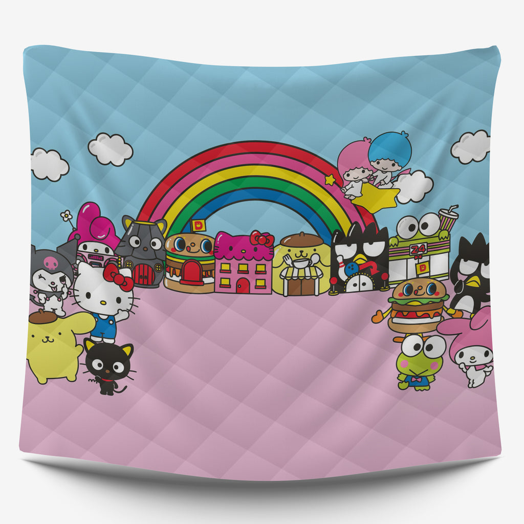 Hello Kitty and Friends Bedding Set Snuggle into a Sanrio Bed Set