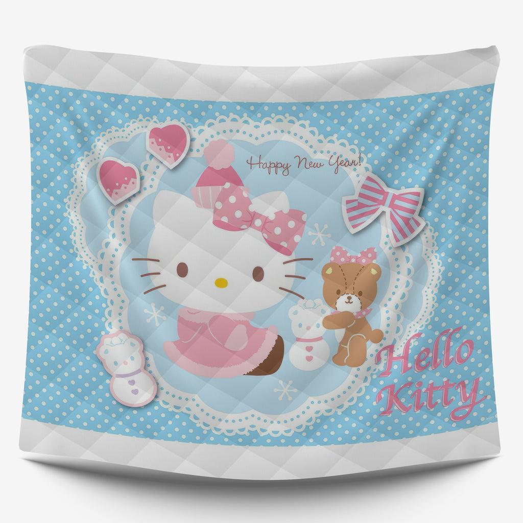 Hello Kitty Blue Bedding Set - A Cute Addition to Your Room