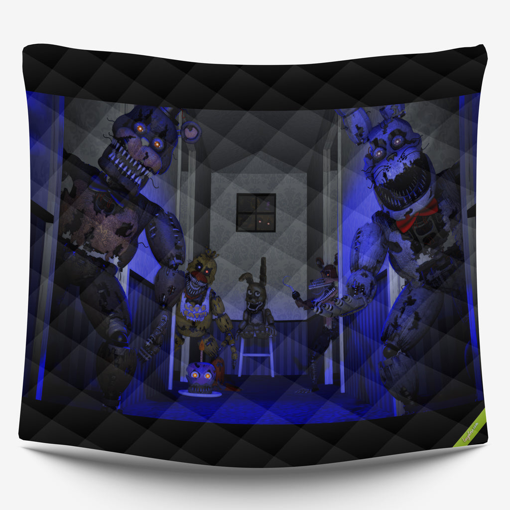 FNaF Bedding Set Springtrap FNaF World Quilt Set Comfortable Soft Breathable