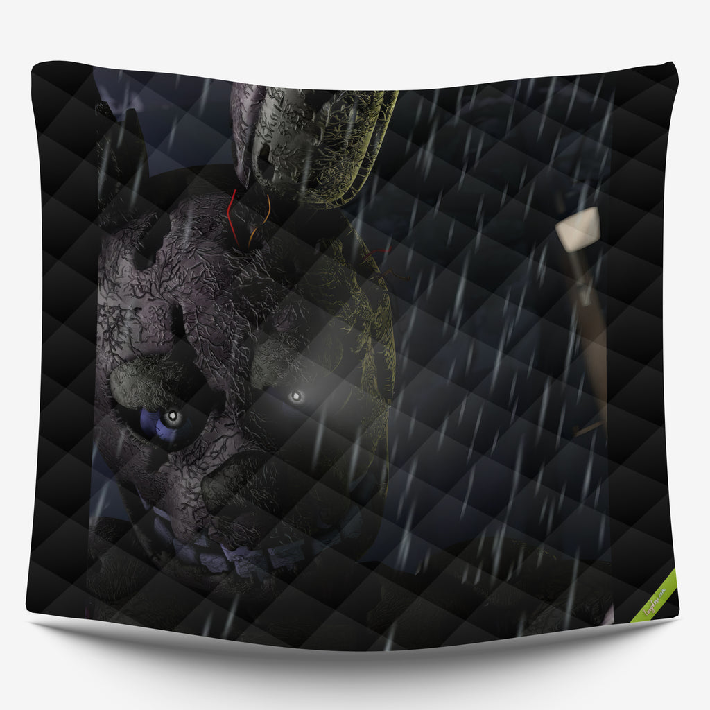 FNaF Bedding Set FNaF 4 Springtrap Quilt Set Comfortable Soft Breathable