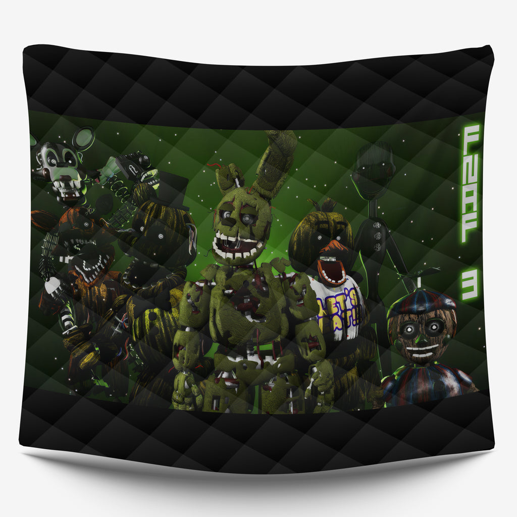 FNaF Bedding Set FNaF 3 Quilt Set FNaF World Comfortable Soft Breathable