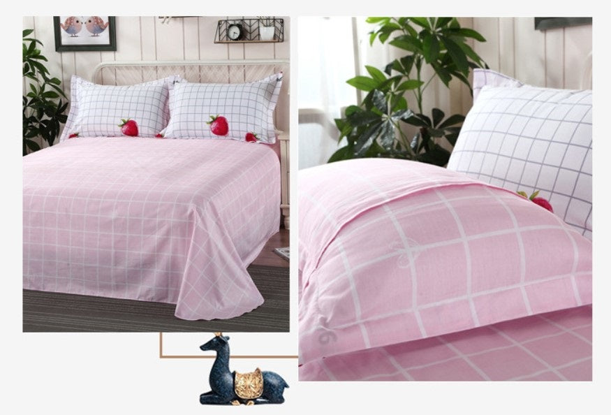 Kids Bedding Sets Cotton Home Textile Bedding Student Dormitory Sheets 