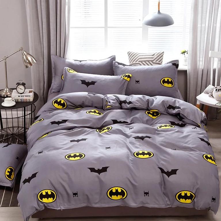 Batman Bedding Bed Linings Duvet Cover Bed Sheet Kids – Lusy Store