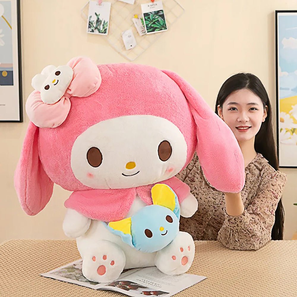 Sanrio Plush Anime Kawaii Kulomi Cinnamoroll My Melody Sleeping ...