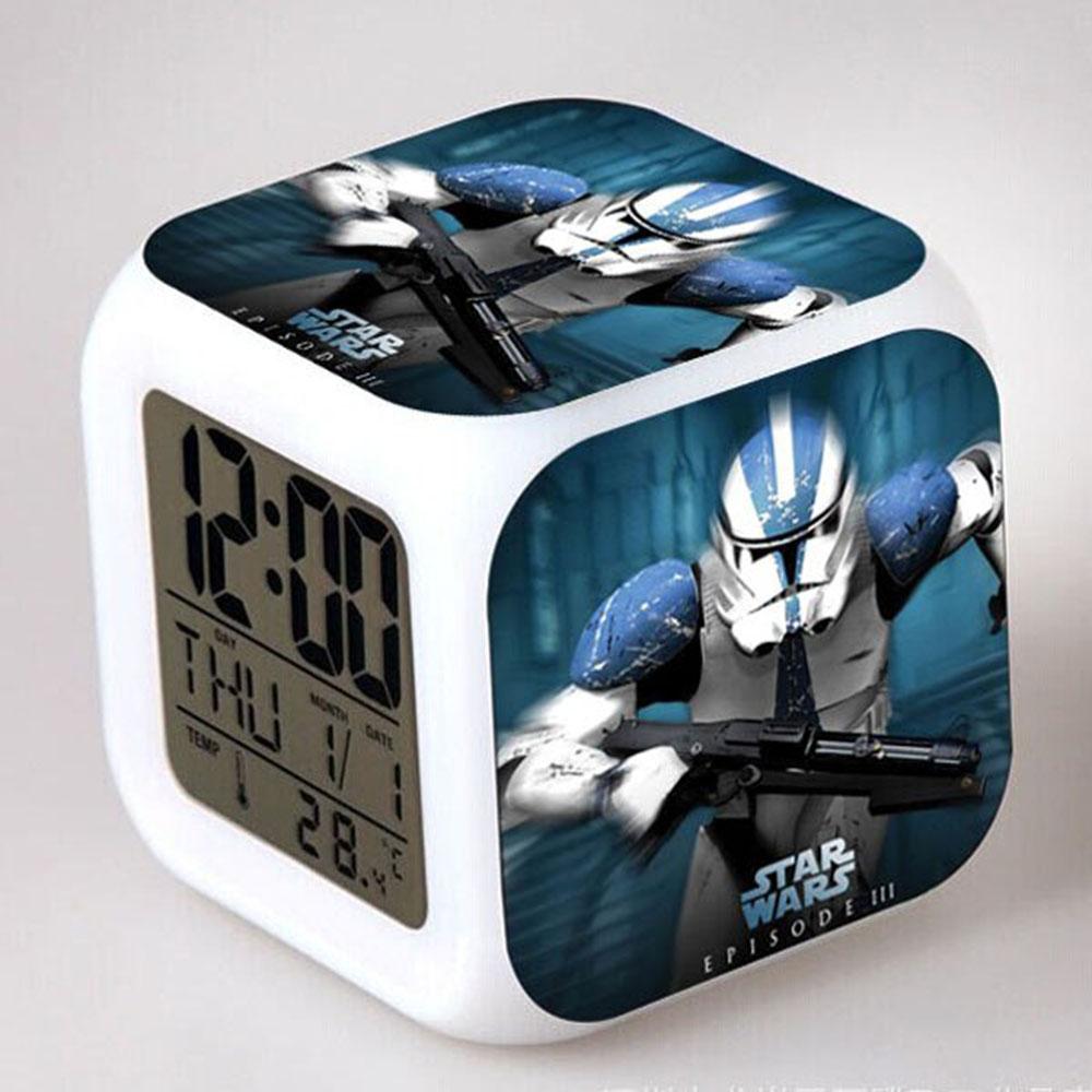 Star Wars Alarm Clock Digital LED Klok Relogio Mesa Wake Up Watch| Lusy Store