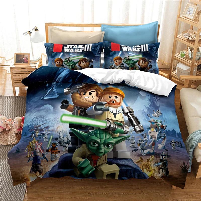 Star Wars Bedding 3d Roblox Bed Linen Luxury Funny Bed Room - roblox twin bed sheet