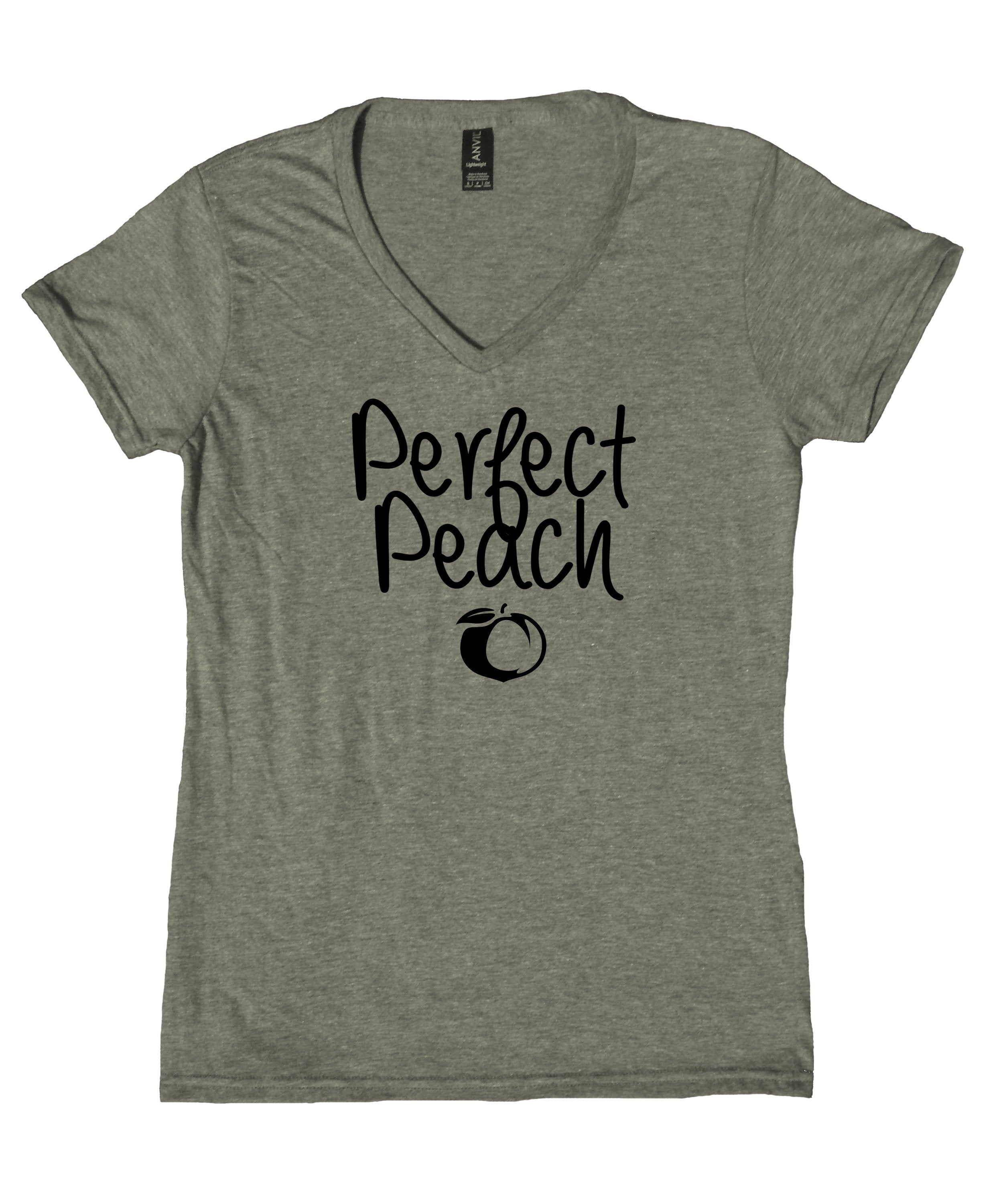Southern Peach Shirt Perfect Peach Georgia Atlanta Girl South V-