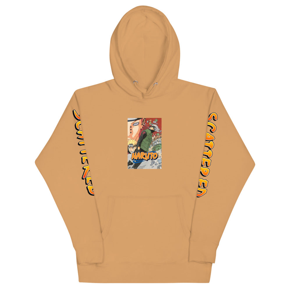 Naruto Pain Kakashi Manga Cover Vol. 46 Premium Printed Hoodie