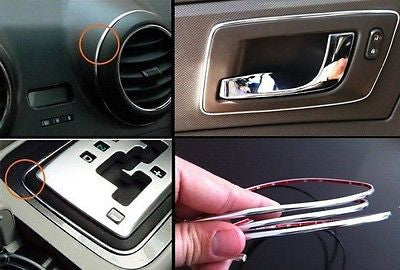 car interior chrome trim