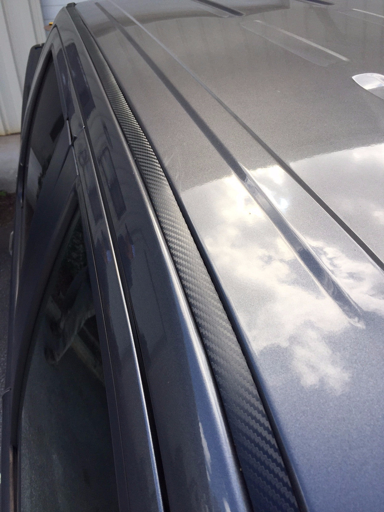 2004 2008 Ford F150 Black Carbon Fiber Roof Top Trim Molding Kit Automotive Authority