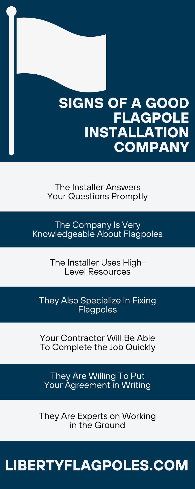 9 Signs of a Good Flagpole Installation Company