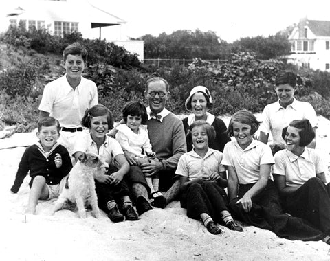 The Kennedy family at the Kennedy Compound in 1931