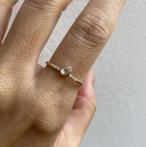 Diamond Tilt Ring