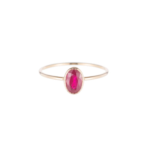 Jennie Kwon Oval Ruby Wisp Ring