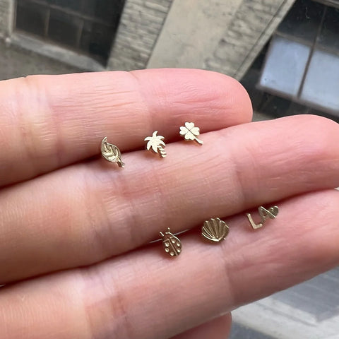 Gold Petite Stud (Single)