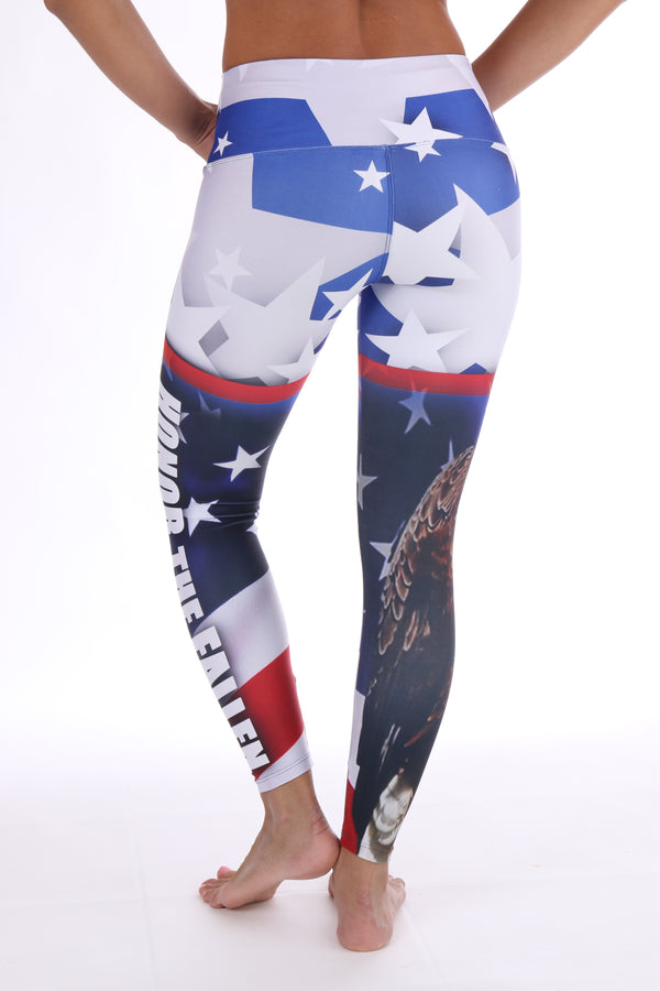 Honor The Fallen Yoga Pants - LAVALOKA