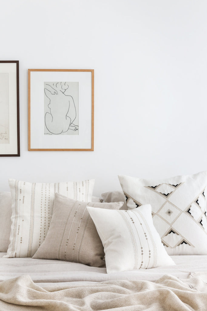 linen pillow decor by artha collections