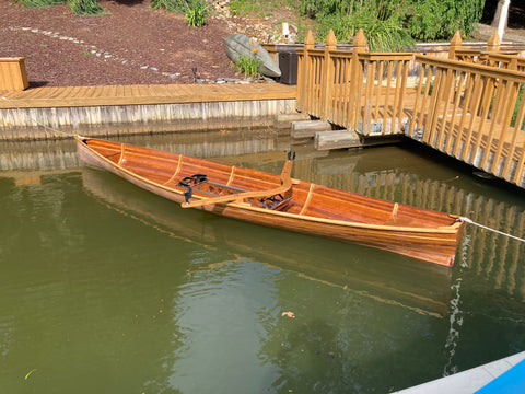 Custom cedar strip Oxford Wherry