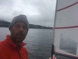 Colin approaching his anchorage on Porcher Island (Photo credit: Colin Angus)