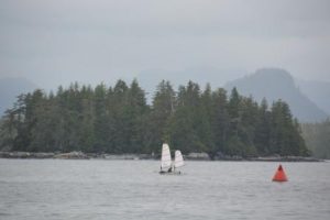 Colin Angus near Ivory Island, Seaforth Channel on July 4 (Photo Credit: Bob & Lois Stevenson on SV Passages, 42' Jeanneau)