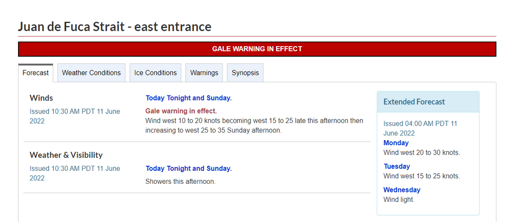 Gale Warning for the Race