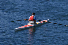 Hollow-Shaft Wooden Sculling Oars Built From a Kit - Angus Rowboats