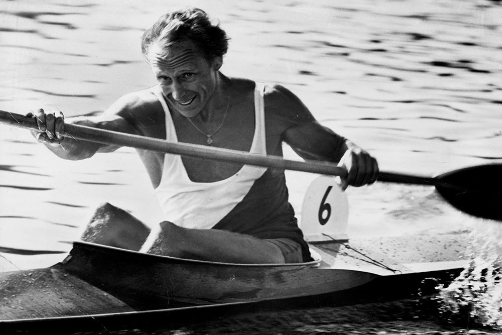 kayak <tc>the indian face</tc> Jogos Olímpicos de 1936 em Berlim