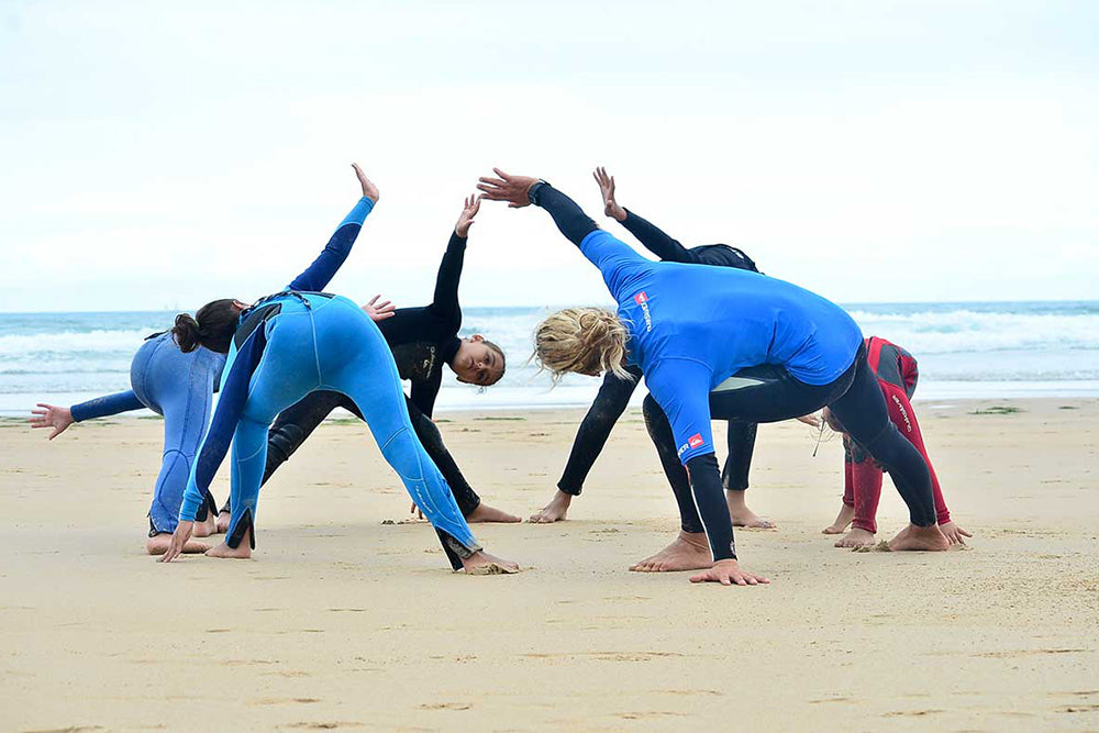 the indian face calentar entrenar antes del surf