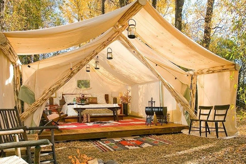 the indian face glamping