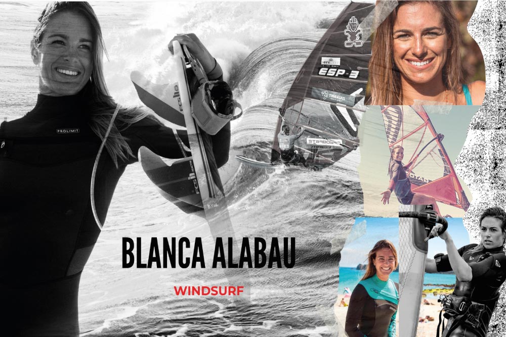 Blanca Alabau windsurf