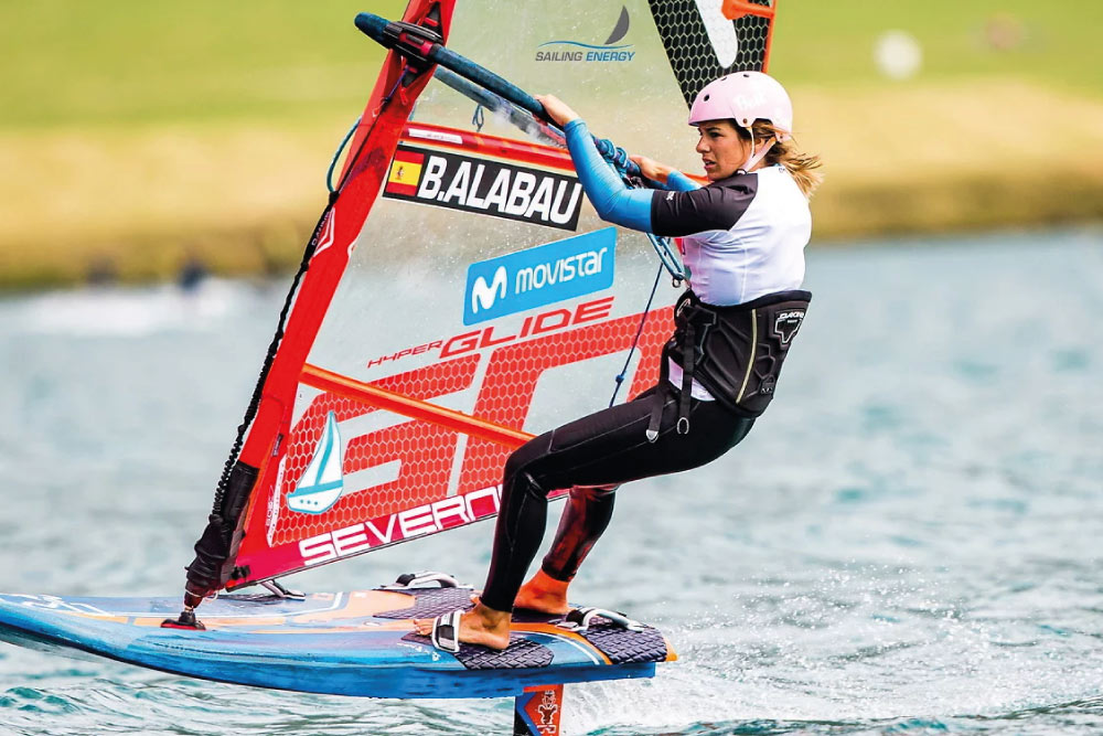 Blanca Alabau windsurf