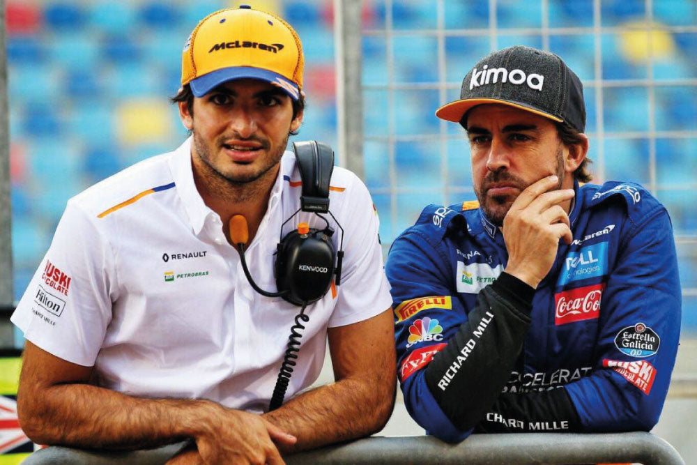 Fernando Alonso y Carlos Sainz Jr.