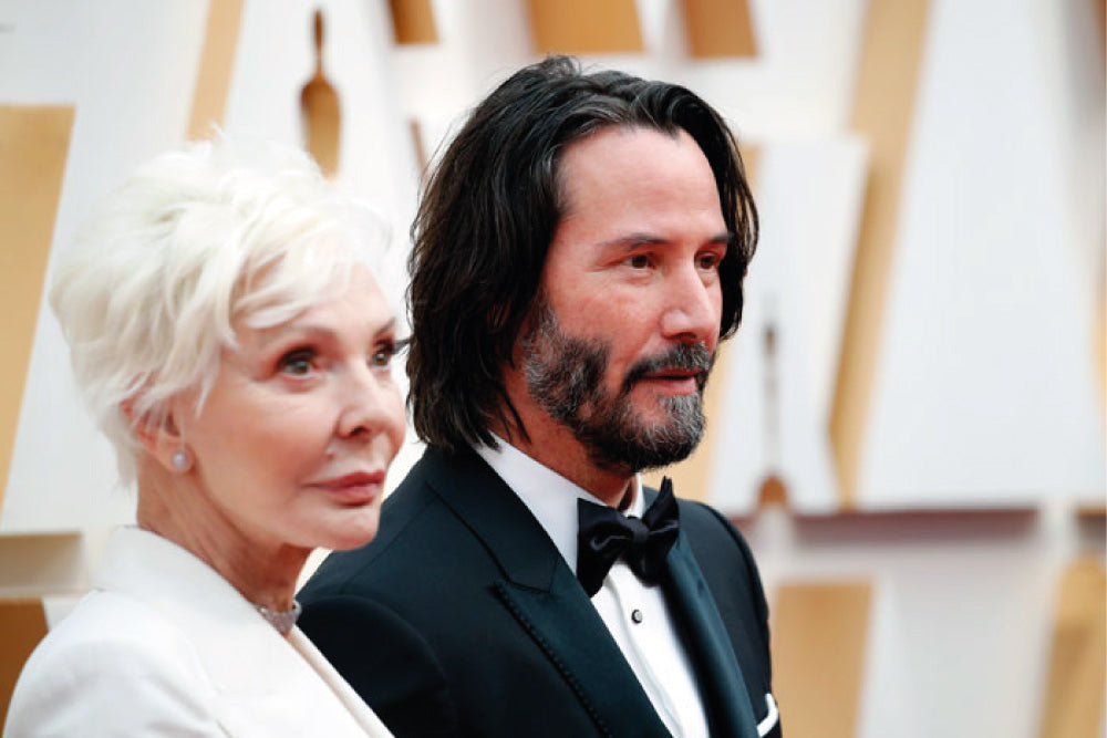 Keanu Reeves y su madre, Patricia Taylor