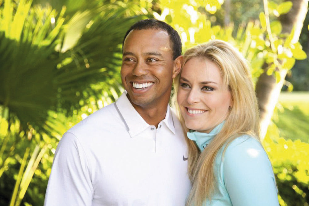 Lindsey Vonn y Tiger Woods