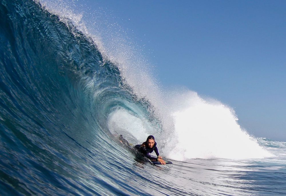 Tubo en bodyboard