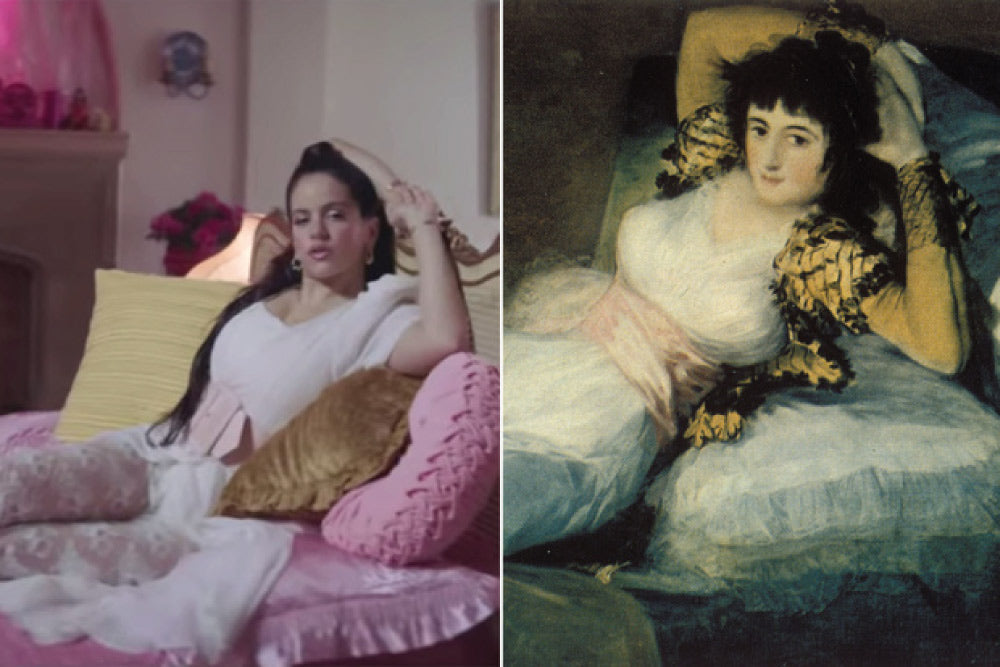 Rosalía "Di mi nombre" La maja vestida de Goya