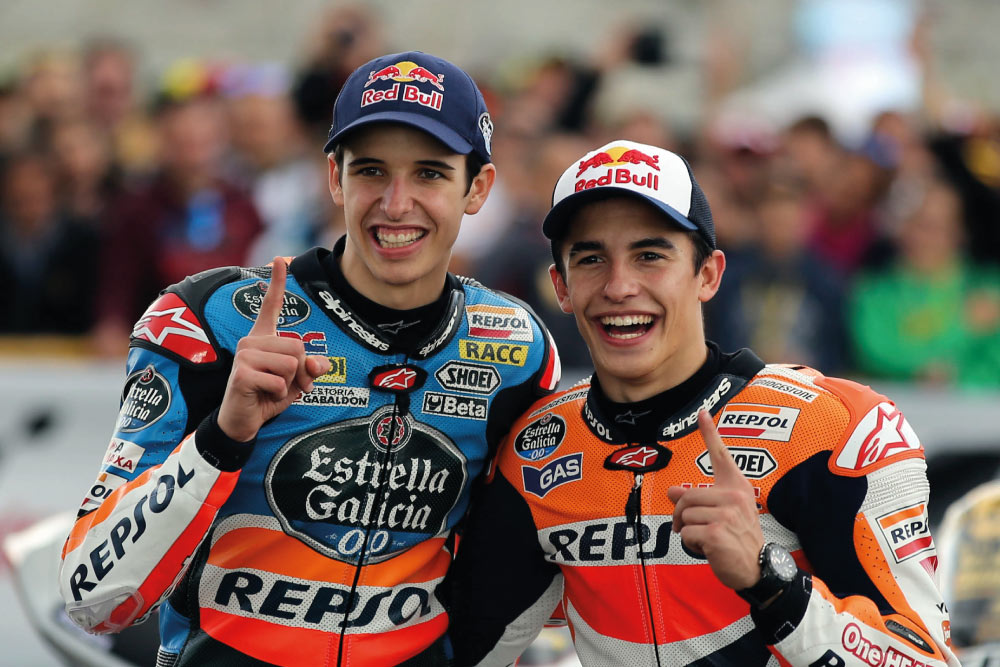 Álex Marquez y Marc Marquez