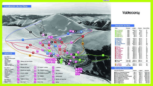 Estación esquí Valdezcaray Plano